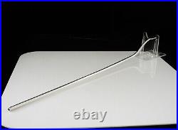 14 Inch Antique Scottish Sterling Silver Blowpipe Candle Snuffer, Edinburgh 1897