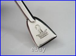 14 Inch Antique Scottish Sterling Silver Blowpipe Candle Snuffer, Edinburgh 1897