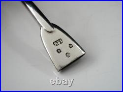 14 Inch Antique Scottish Sterling Silver Blowpipe Candle Snuffer, Edinburgh 1897