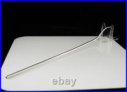 14 Inch Antique Scottish Sterling Silver Blowpipe Candle Snuffer, Edinburgh 1897
