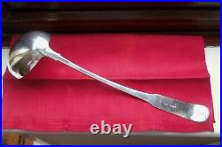 1809, PAISLEY, SCOTTISH PROVINCIAL SOLID SILVER SOUP/STEW LADLE by WILLIAM HANNAY