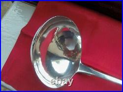 1809, PAISLEY, SCOTTISH PROVINCIAL SOLID SILVER SOUP/STEW LADLE by WILLIAM HANNAY