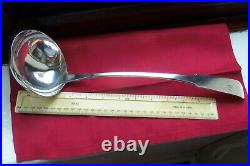 1809, PAISLEY, SCOTTISH PROVINCIAL SOLID SILVER SOUP/STEW LADLE by WILLIAM HANNAY