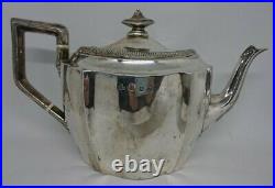 1896 William Marshall & Son Victorian Antique Scottish Silver Teapot. 652 Grams
