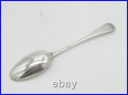 19th Century Scottish Provincial Sterling Silver Tablespoon Antique c1800