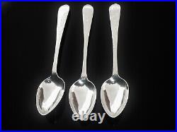 3 Sterling Silver Dessert Spoons, Scottish Antique 1812, Alexander Rollo