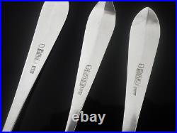3 Sterling Silver Dessert Spoons, Scottish Antique 1812, Alexander Rollo