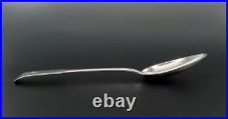 5 Scottish Sterling Silver Spoons Wood Family Crest DEFEND 7 inches