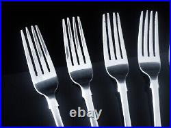 6 Antique Scottish Sterling Silver Dinner Table Forks, William Marshall 1858