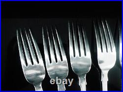 6 Antique Scottish Sterling Silver Dinner Table Forks, William Marshall 1858