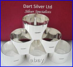 6 Cased Scottish NEW Sterling Silver Napkin Rings, Edinburgh 2024 6 Cased Scottish NEW Sterling Silver Napkin Rings, Edinburgh 2024