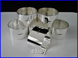 6 Cased Scottish NEW Sterling Silver Napkin Rings, Edinburgh 2024 6 Cased Scottish NEW Sterling Silver Napkin Rings, Edinburgh 2024