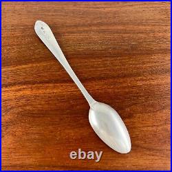 6 John Pringle Perth Scottish Provincial Sterling Silver Dessert Spoons
