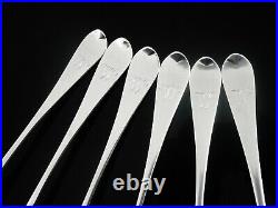 6 SCOTTISH Antique Sterling Silver Dinner Table Forks, EDINBURGH 1837