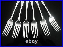 6 SCOTTISH Antique Sterling Silver Dinner Table Forks, EDINBURGH 1837