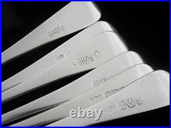 6 SCOTTISH Antique Sterling Silver Dinner Table Forks, EDINBURGH 1837