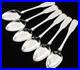 6 Scottish Antique Sterling Silver Teaspoons, Edinburgh 1817