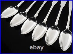 6 Scottish Antique Sterling Silver Teaspoons, G Thomson, Glasgow 1827