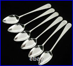 6 Scottish Antique Sterling Silver Teaspoons John Sinclair I Edinburgh 1799-1805