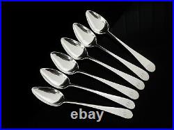 6 Scottish Antique Sterling Silver Teaspoons John Sinclair I Edinburgh 1799-1805