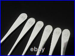 6 Scottish Antique Sterling Silver Teaspoons John Sinclair I Edinburgh 1799-1805