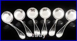 6 Scottish Sterling Silver Toddy Ladles, Edinburgh 1867, Daniel McGraw