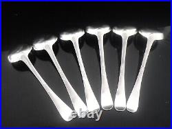 6 Scottish Sterling Silver Toddy Ladles, Edinburgh 1867, Daniel McGraw