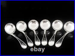 6 Scottish Sterling Silver Toddy Ladles, Edinburgh 1867, Daniel McGraw