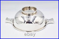ANTIQUE STERLING SILVER QUAICHE SUGAR BOWL / DISH Birmingham 1921