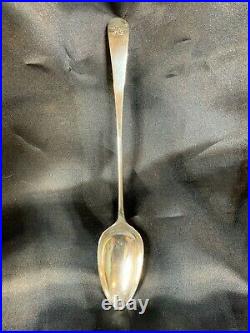 ANTIQUE Scottish STERLING SILVER Serving SPOON, MARKED 1800 AH Henderson e771