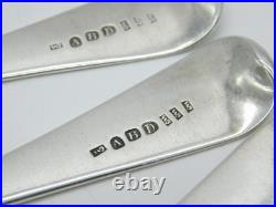 Aberdeen Scottish George III Sterling Silver Serving Spoon Set Antique c1800