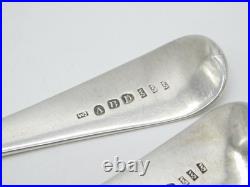 Aberdeen Scottish George III Sterling Silver Serving Spoon Set Antique c1800