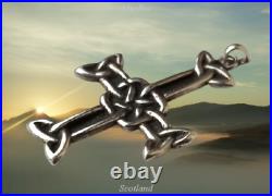 Alexander Ritchie Iona Scottish Sterling Silver Celtic Nunnery Cross Pendant