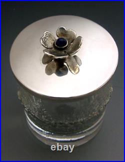 Alison Raeside Hand Made Scottish Provincial Sterling Silver Honey Jar 1978