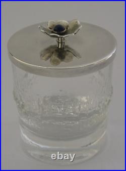 Alison Raeside Hand Made Scottish Provincial Sterling Silver Honey Jar 1978