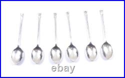 Antique Duncan & Scobbie Scottish Spoon Set 925 Sterling Silver Glasgow 1948