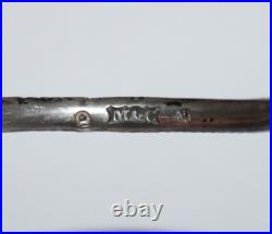 Antique Georgian Scottish Provincial Silver Snake Wrap Bracelet 1830s Sterling