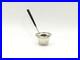 Antique Georgian Scottish Sterling Silver Tea Strainer With Wood Handle