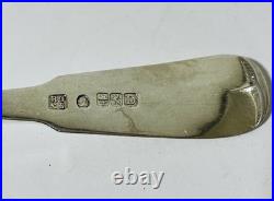 Antique Georgian Solid Sterling Silver Ladle Scottish Glasgow 1822