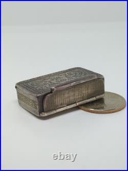 Antique Scottish Hamilton & Inches H&I Sterling Silver 925 Trinket Box