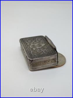 Antique Scottish Hamilton & Inches H&I Sterling Silver 925 Trinket Box