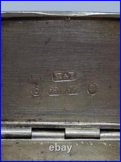 Antique Scottish Hamilton & Inches H&I Sterling Silver 925 Trinket Box