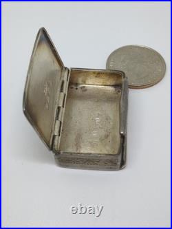 Antique Scottish Hamilton & Inches H&I Sterling Silver 925 Trinket Box