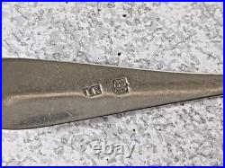 Antique Scottish Provincial Sterling Silver Mashing Spoon -john Keith Banff