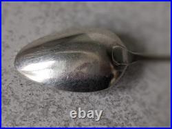 Antique Scottish Provincial Sterling Silver Mashing Spoon -john Keith Banff