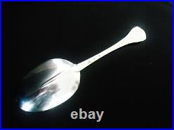 Antique Scottish Sterling Silver, Dognose Rattail Serving Spoon. Dougal Ged 1740