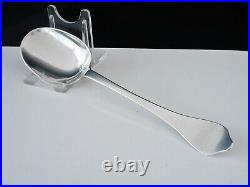 Antique Scottish Sterling Silver, Dognose Rattail Serving Spoon. Dougal Ged 1740