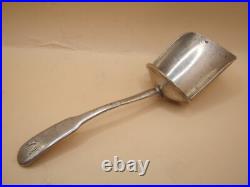 Antique Scottish Sterling Silver Georgian Tea Caddy Spoon / Scoop