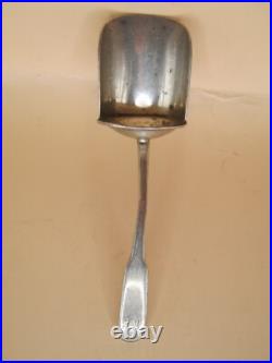 Antique Scottish Sterling Silver Georgian Tea Caddy Spoon / Scoop