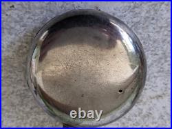 Antique Scottish Sterling Silver Pocket Watch John Mcleod Aberdeen Needs Work